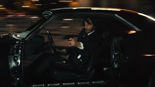John Wick Chapter 4 4K HDR Crazy Car Chase Scene
