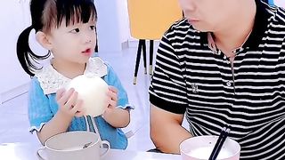 mischievous and humorous baby