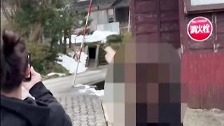 Japan Earthquake_ Eyewitness escapes landslide in Wajima