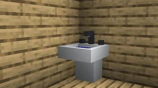 Realistic furniture in Minecraft #shorts