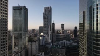 Skyscrapers Buildings City Urban Aerial