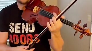 Amazing talented violine player