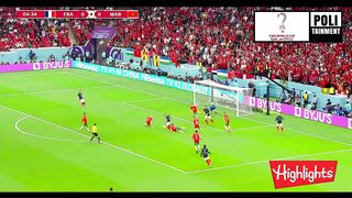 FRANCE VS MOROCCO | SEMIFINAL HIGHLIGHTS - WORLD CUP 2022 MATCH RESULT