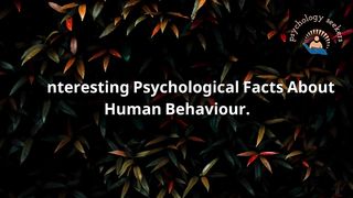 #31 Interesting Psychological Facts about Human Behaviour - psychological Quotes