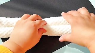 a doll from a towel