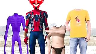 Décembre_13,_Spiderman,,_joker___dancing_siren_Correct_the_head_matching_game_-_magical_#shorts(360p).