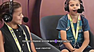 Cute fan of cricket