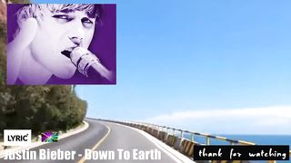 BRTR - Justin Bieber - Down To Earth [Lyrics]