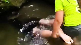 KEMBARAN DEDE INOEN MENANGKAP IKAN PURBA #ajokoyen #fishing #dedeinoen.