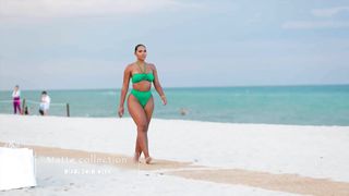 Amber Keaton in 4K slow motion ｜ Miami swim week 2023