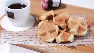 Waffle cookies