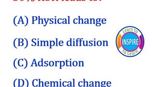 The absorption of CO2 in 50% KOH leads to:#chemistry #chemistrymcqs.