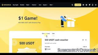 Binance 1$ Game Binance Se 500$ Win Kare Sirf Game Kheal Kar Binance se Paisa Kase kamaye