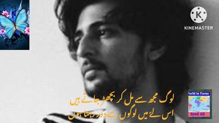 Log Mujh Se Milkar Bichar Jatey Hain. #World in focus #SyedAli
