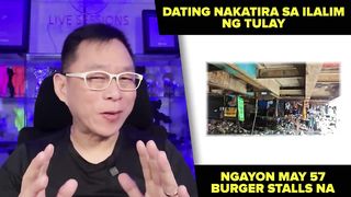 DATING NAKATIRA SA ILALIM NG TULAY NGAYON MAY 57 BURGER STALLS NA!