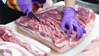 Traditional Hunan Smoked Cured Pork Belly, Cured Sausage Making _ 煙燻湖南臘肉, 臘腸製作 - Taiwanese Food