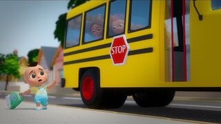 School Bus Rules Song + More Children Songs! Safety Tips For Kids _ Cartoons For Toddlers.