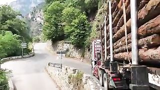 How a truck is driven