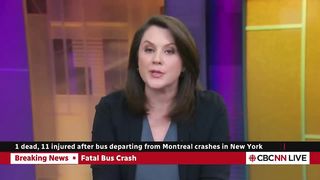 One dead, 11 injured in Montreal-New York bus crash