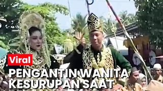 viral pengantin kesurupan