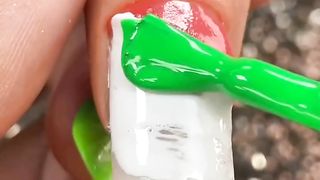 Color full nail art tutorial without tools