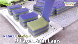 Kuih Lapis (Steamed Layered Cake)