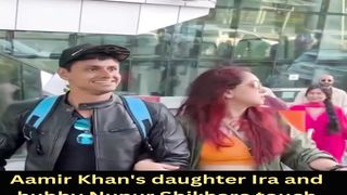 Aamir Khan's daughter Ira and hubby Nupur Shikhare touch down Rajasthan! #irakhan #shorts #short #trending #viral #bollywood #shortvideo