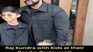Raj Kundra with Kids at their Bandra Restaurant! #rajkundra #shorts #short #trending #viral #bollywood #shortvideo