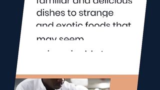 The strangest foods in the world