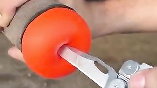 Surprise_package_nestled_in_car_exhaust!_#shorts(360p).