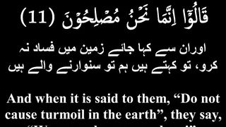 Surah Baqarah Ayah 11 to 14 tilawat by Tareq Mohammad