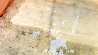 Langsung diberi pasta setelah melakukan pergantian air kolam