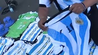 Buying a messi jersey in buenos aires ????????