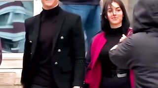 Cristiano ronaldo with His GF