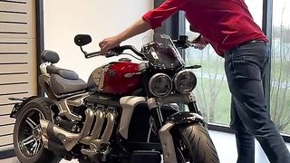 The Triumph Rocket 3 GT Chrome Edition.