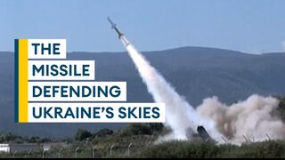 Ukraine The Aspide missile defending against Russian air threats