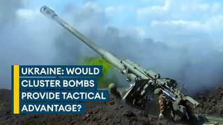Why would Ukraine use cluster munitions to attack Russian positions