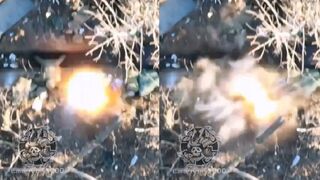 Russian invaders on the run near Bakhmut today