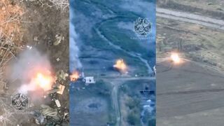 Ukrainian armed forces Destroying Russian invaders near Bakhmut