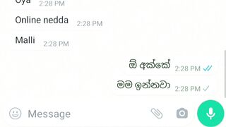 මල්ලි අපේ ගෙදර කවුරුවත් නෑ එන්නකෝ
