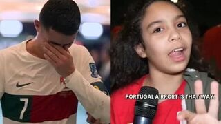 Maroco's fans to Ronaldo after Ronaldo was beaten in world cup