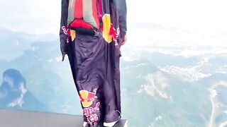 Flying man in china…