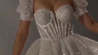 White Short Evening Dress Sweetheart A-Line Mini Wedding Dress