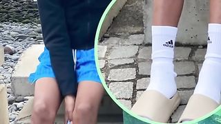 When Cristiano Junior was criticized for Wearing Nike and Adidas #shorts #soccer #football.