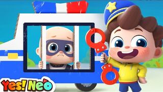 Little Police Chases Thief _ Policeman Neo _ Learn Colors _ Kids Songs _ Yes! Neo.