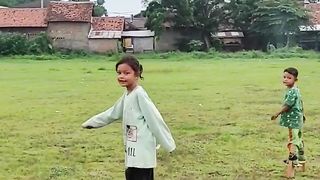 Cute, little girl taking part in the attraction