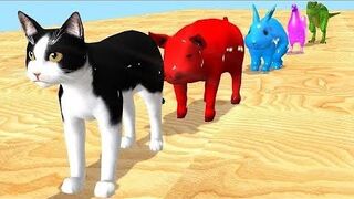 Cow Mammoth Elephant Gorilla Lion Hippo Guess The Right Key ESCAPE ROOM CHALLENGE Animals Cage Game.