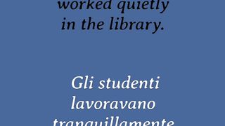 Learn English to Italian Adverbs 13