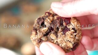 Banana Oatmeal Cookies | Easy No Eggs No Flour No Sugar Cookie Recipe