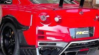 The Red Godzilla with Top Secret Bodykit
